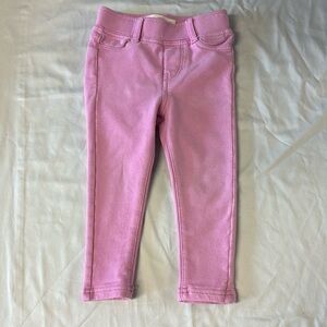 Levi's  - pink pull on leggings/jeggings. Size 18 months